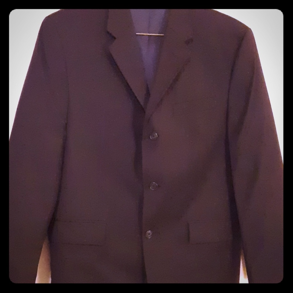 Mens Navy Calvin Klein Suit